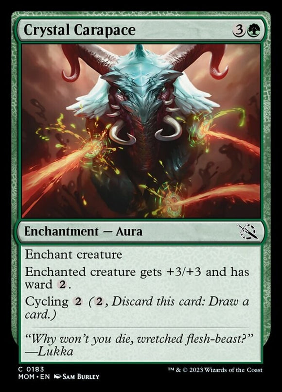 Crystal Carapace - March of the Machines - English - NM - MTG