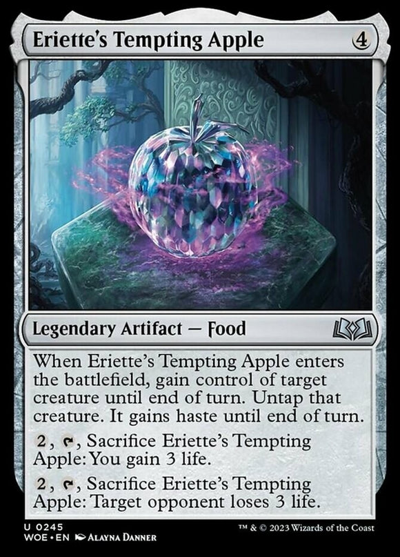 Eriette's Tempting Apple - Wilds of Eldraine - English - NM - MTG