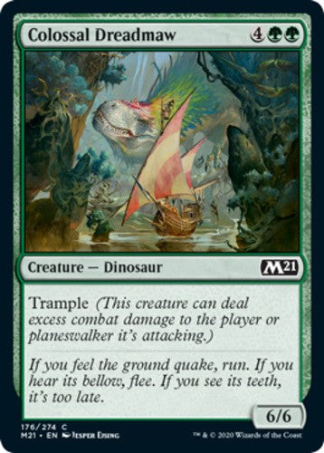 Colossal Dreadmaw - Core Set 2021 (M21) - English - NM - MTG