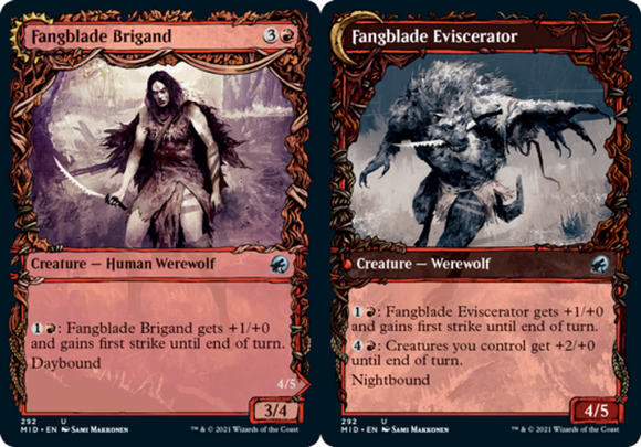 Fangblade Brigand // Fangblade Eviscerator - Showcase - Innistrad: Midnight Hunt