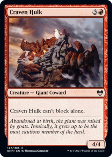 Craven Hulk - Kaldheim - English - NM - MTG