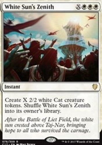 White Sun's Zenith - Commander 2017 - English - NM - MTG