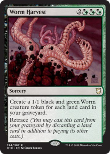 Worm Harvest - Commander 2018 - English - NM - MTG