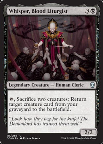 Whisper, Blood Liturgist - Dominaria - English - NM - MTG
