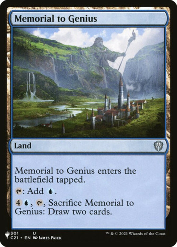 Memorial to Genius - The List - The List - English - NM - MTG