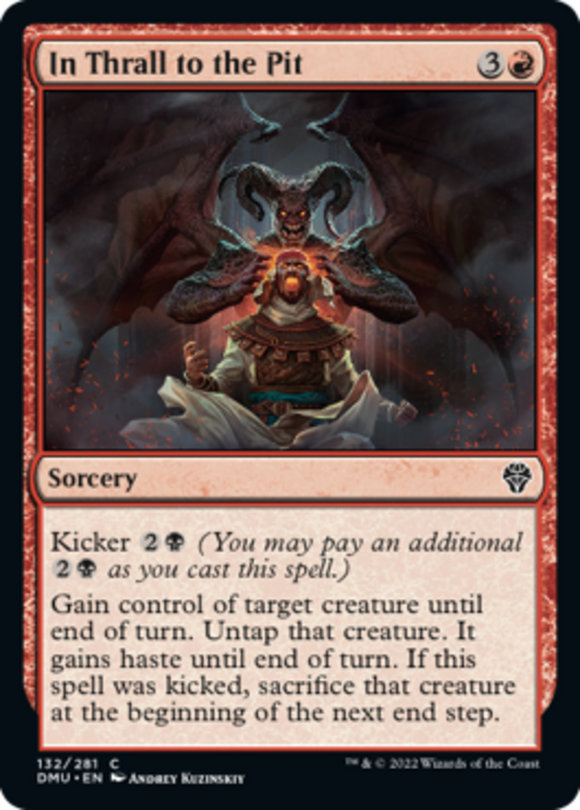 In Thrall to the Pit - Dominaria United - English - NM - MTG
