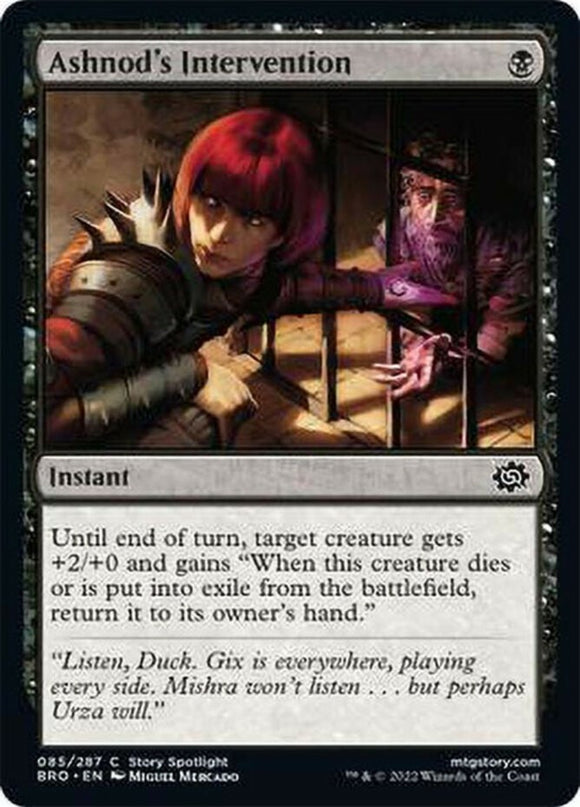 Ashnod's Intervention - The Brothers' War - English - NM - MTG