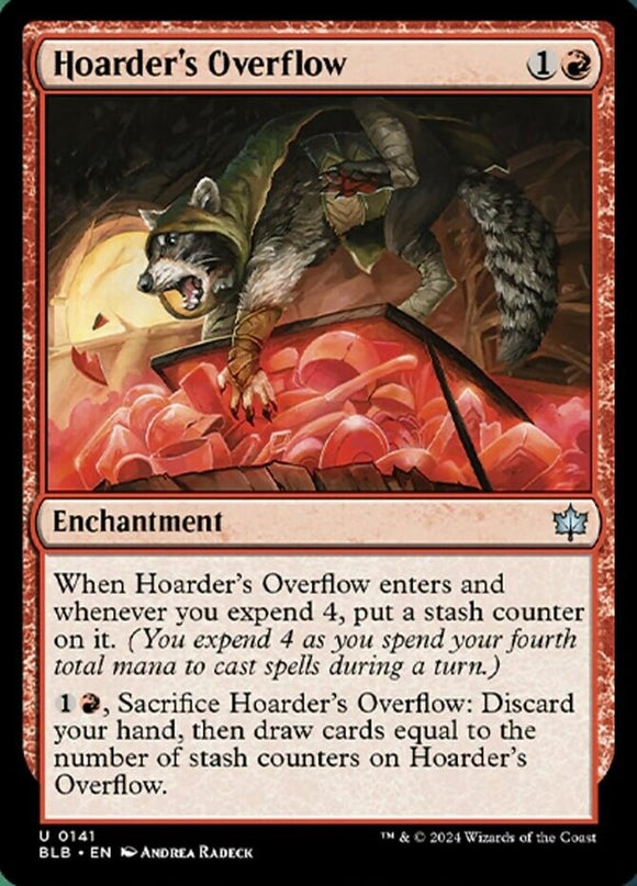 Hoarder's Overflow - Bloomburrow - English - NM - MTG