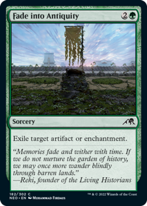 Fade into Antiquity - Kamigawa: Neon Dynasty - English - NM - MTG