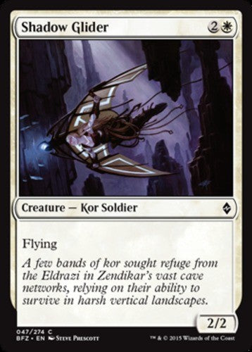 Shadow Glider - Battle for Zendikar - English - NM - MTG