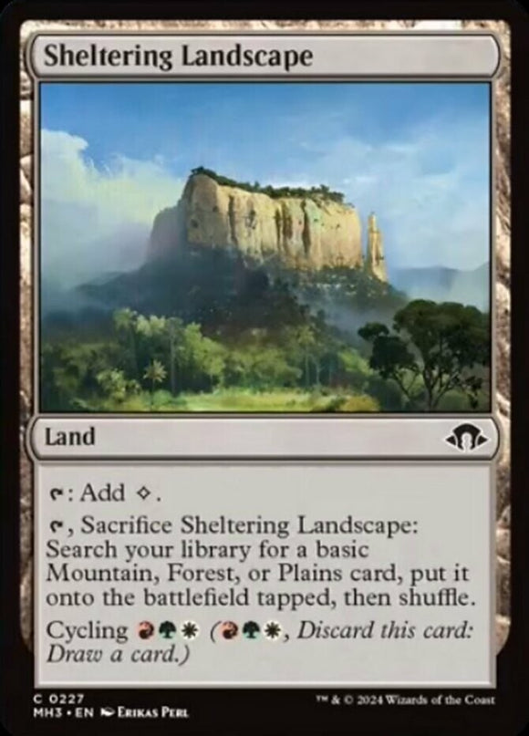 Sheltering Landscape - Modern Horizons 3 - English - NM - MTG