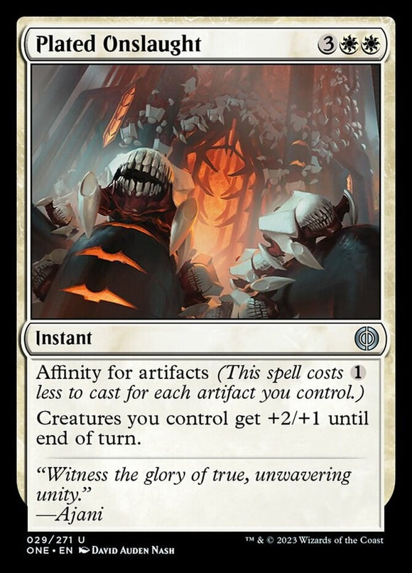 Plated Onslaught - Phyrexia: All Will Be One - English - NM - MTG