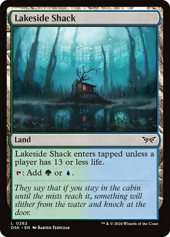 Lakeside Shack - Duskmourn: House of Horror - English - NM - MTG