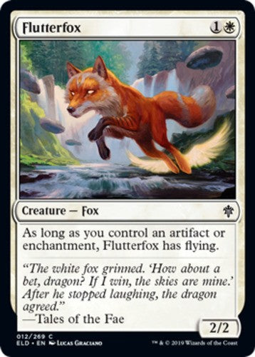 Flutterfox - Throne of Eldraine - English - NM - MTG