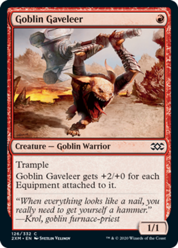 Goblin Gaveleer - Double Masters - English - NM - MTG