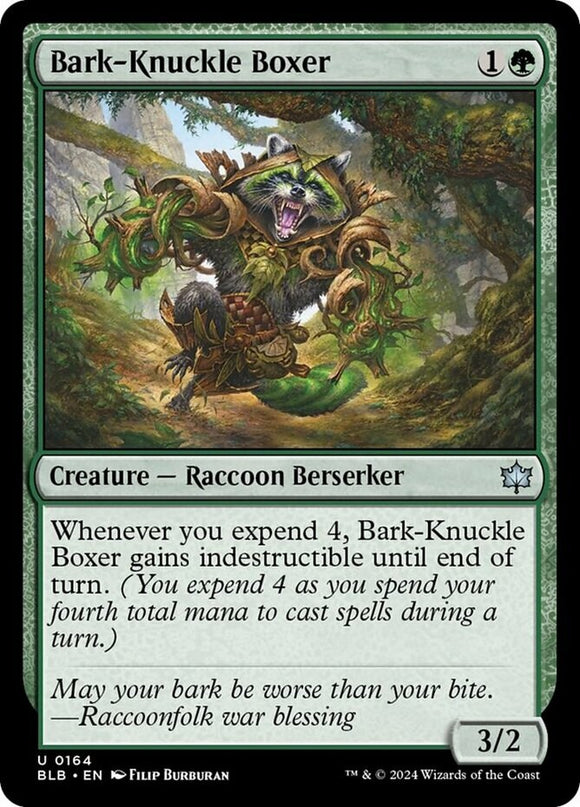 Bark-Knuckle Boxer - Bloomburrow - English - NM - MTG