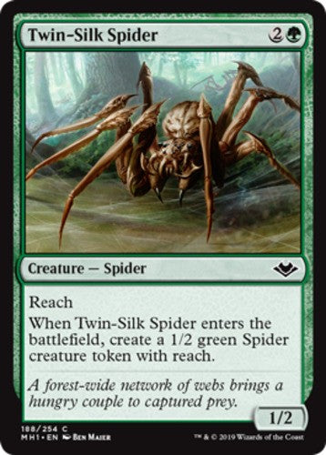 Twin-Silk Spider - Modern Horizons - English - NM - MTG