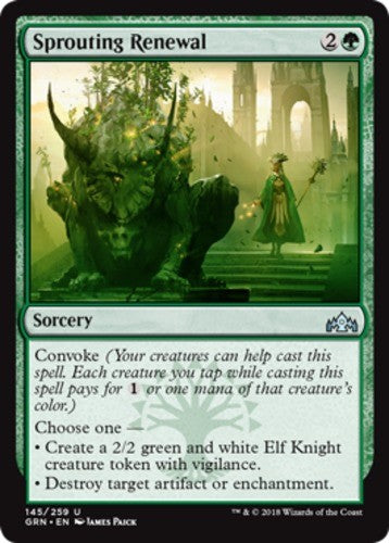 Sprouting Renewal - Guilds of Ravnica - English - NM - MTG