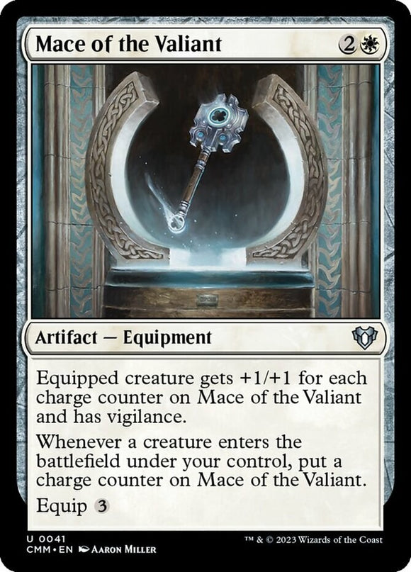Mace of the Valiant - Commander Masters - English - NM - MTG