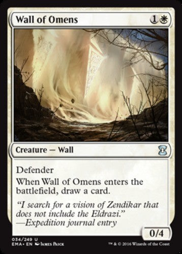 Wall of Omens - Eternal Masters - English - NM - MTG