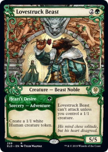 Lovestruck Beast // Heart's Desire - Showcase - Throne of Eldraine - English - N