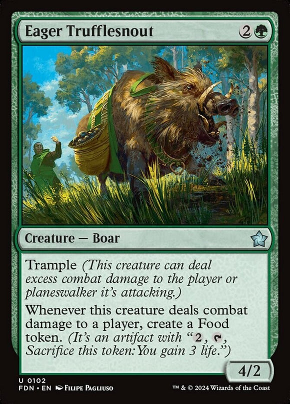 Eager Trufflesnout - Foundations - English - NM - MTG