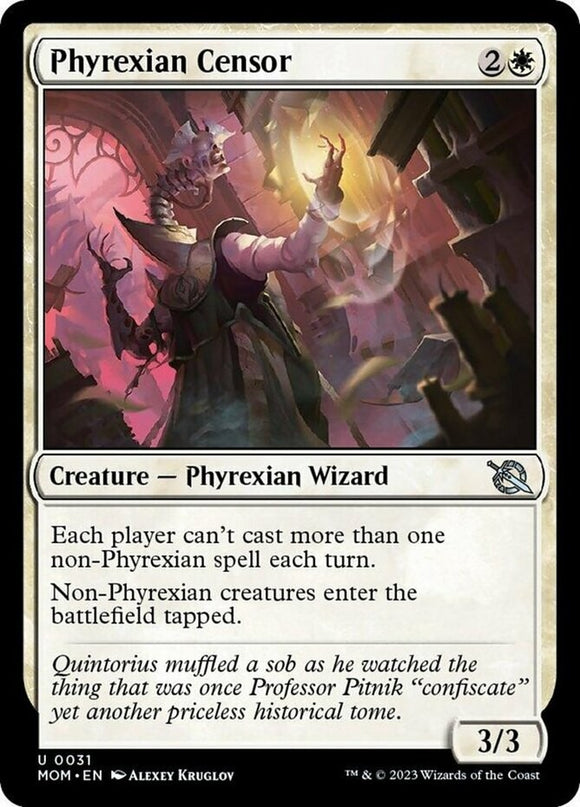 Phyrexian Censor - March of the Machines - English - NM - MTG