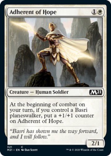 Adherent of Hope - Planeswalker Deck Exclusive - Core Set 2021 (M21) - English -