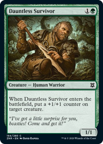 Dauntless Survivor - Zendikar Rising - English - NM - MTG