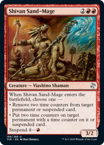 Shivan Sand-Mage - Time Spiral Remastered - English - NM - MTG