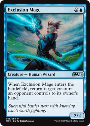 Exclusion Mage - Core Set 2019 (M19) - English - NM - MTG