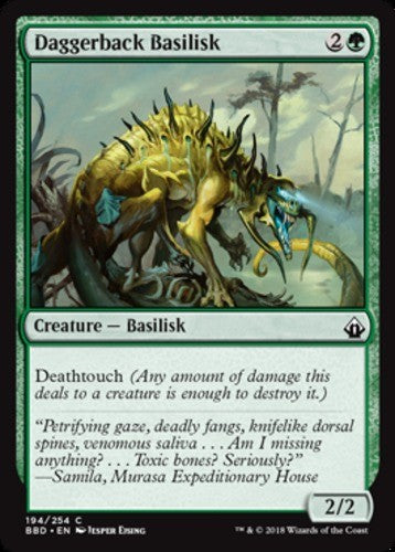 Daggerback Basilisk - Battlebond - English - NM - MTG