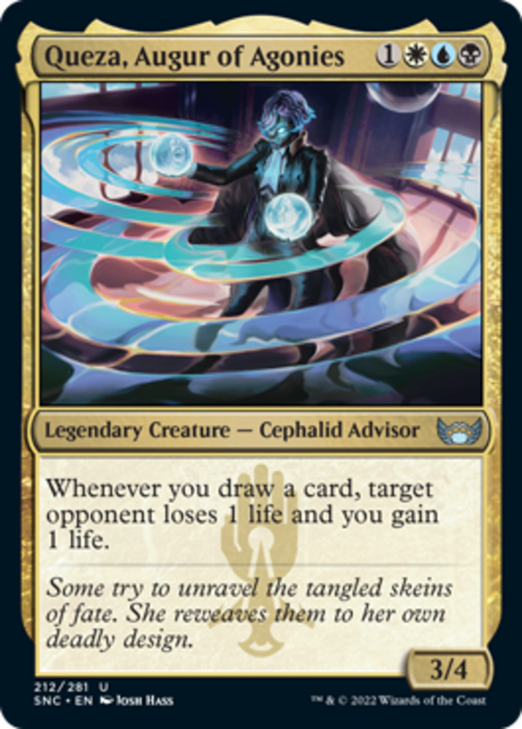 Queza, Augur of Agonies - Streets of New Capenna - English - NM - MTG