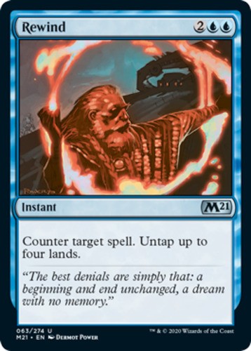 Rewind - Core Set 2021 (M21) - English - NM - MTG