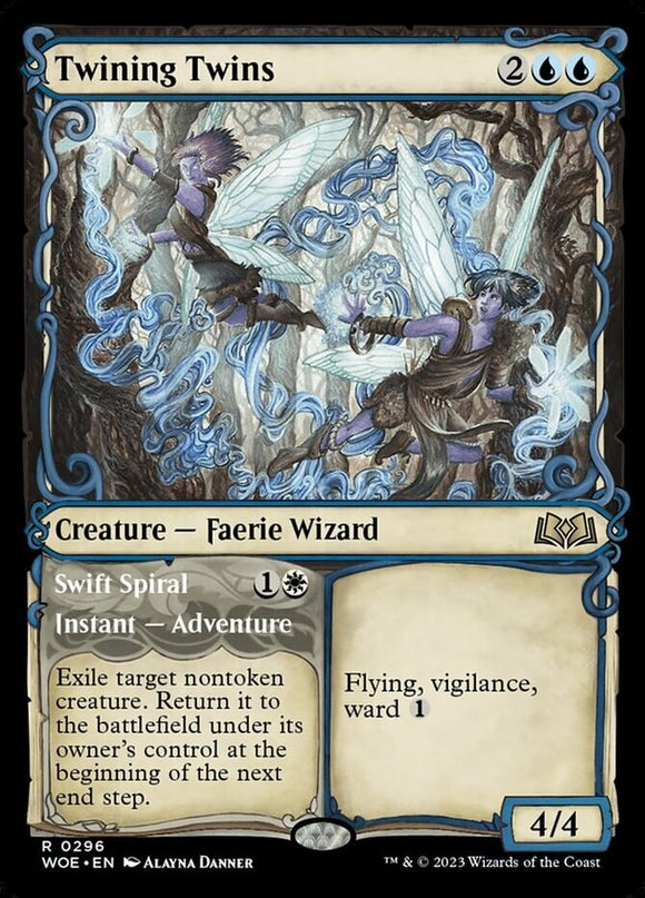 Twining Twins // Swift Spiral - Showcase - Wilds of Eldraine - English - NM - MT