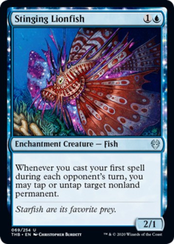 Stinging Lionfish - Theros Beyond Death - English - NM - MTG