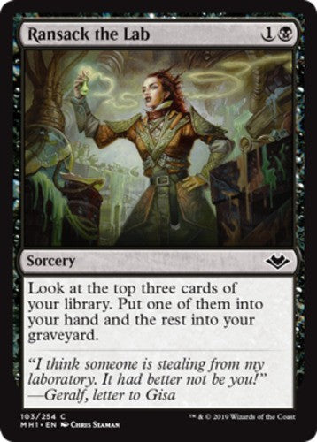 Ransack the Lab - Modern Horizons - English - NM - MTG