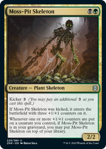 Moss-Pit Skeleton - Zendikar Rising - English - NM - MTG