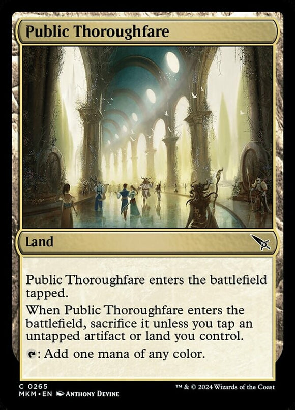 Public Thoroughfare - Murders at Karlov Manor - English - NM - MTG