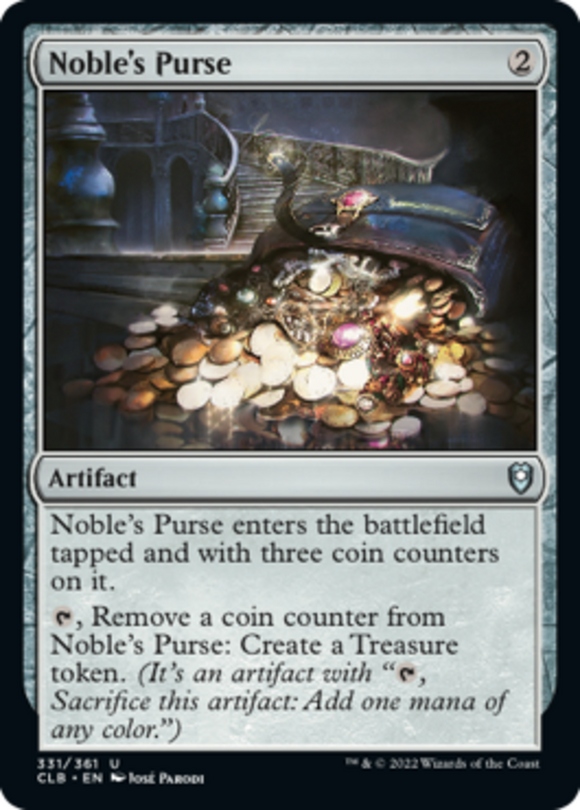 Noble's Purse - Battle for Baldur's Gate - English - NM - MTG