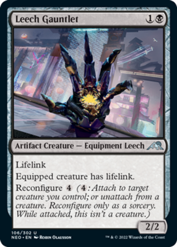 Leech Gauntlet - Kamigawa: Neon Dynasty - English - NM - MTG