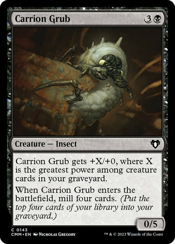 Carrion Grub - Commander Masters - English - NM - MTG