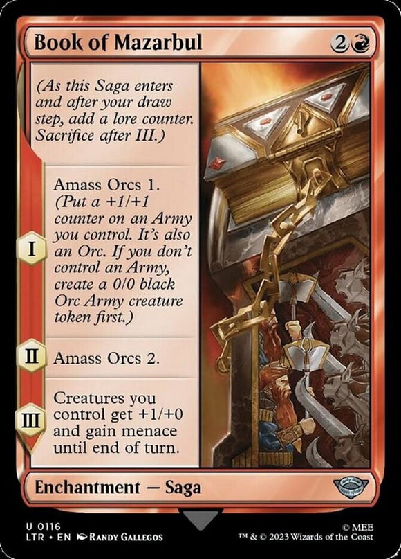 Book of Mazarbul - Lord of the Rings - English - NM - MTG
