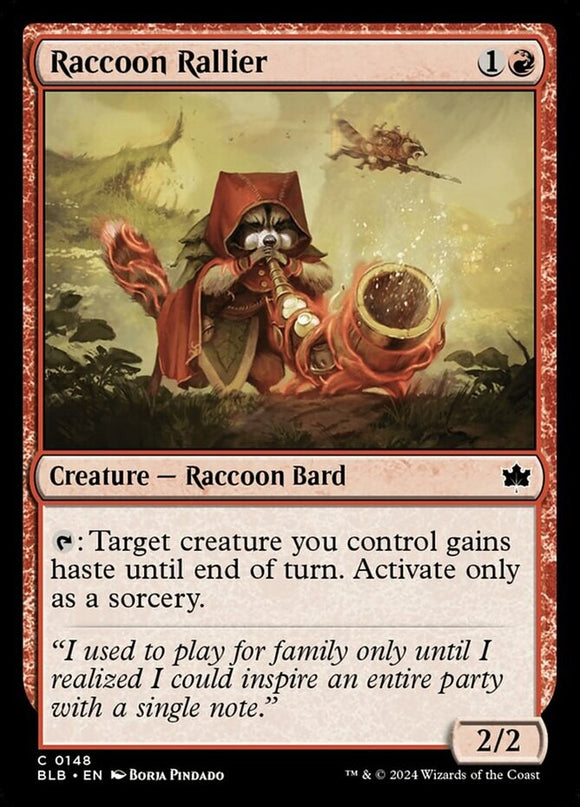Raccoon Rallier - Bloomburrow - English - NM - MTG