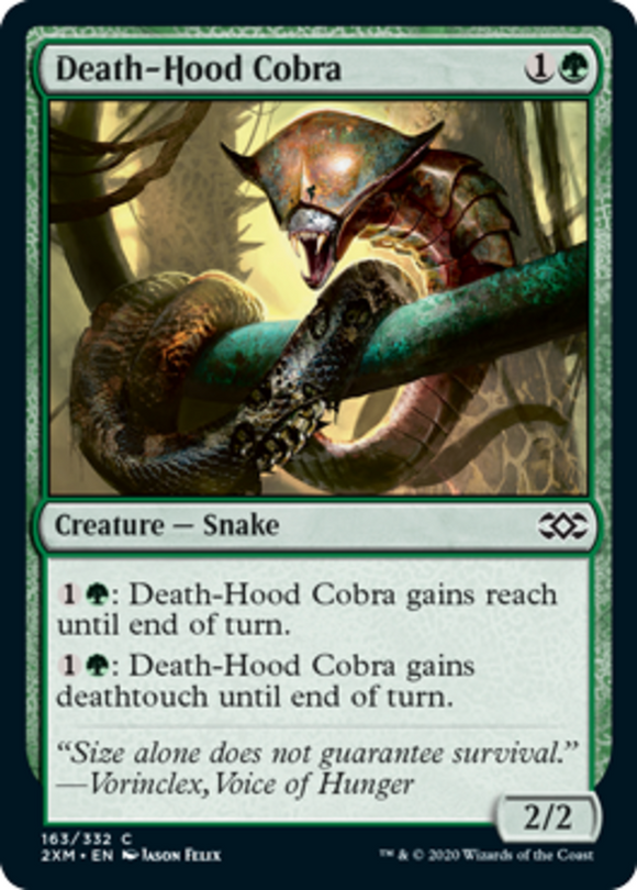 Death-Hood Cobra - Double Masters - English - NM - MTG
