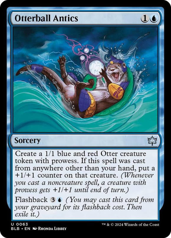 Otterball Antics - Bloomburrow - English - NM - MTG