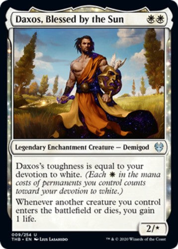Daxos, Blessed by the Sun - Theros Beyond Death - English - NM - MTG