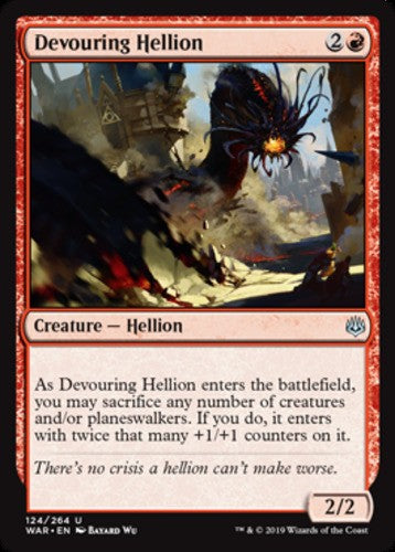 Devouring Hellion - War Of The Spark - English - NM - MTG