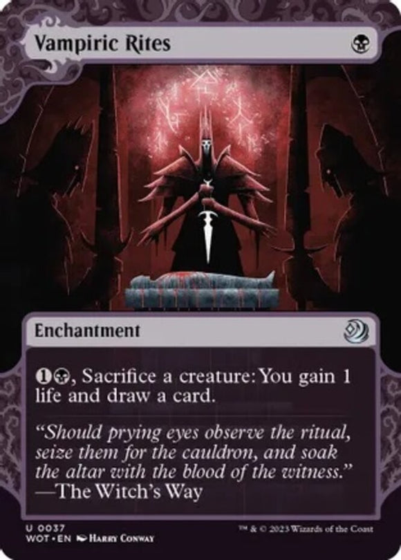 Vampiric Rites - Wilds of Eldraine: Enchanting Tales - English - NM - MTG