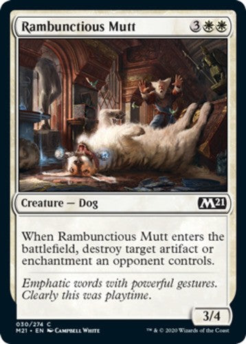 Rambunctious Mutt - Core Set 2021 (M21) - English - NM - MTG